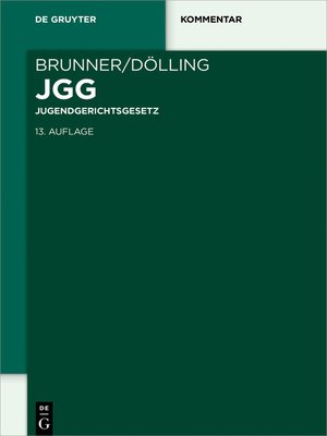 cover image of Jugendgerichtsgesetz